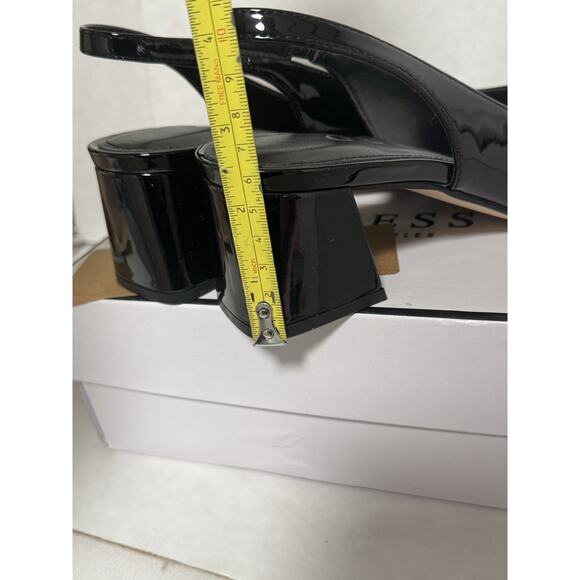 Guess Women’s Zanda Block Heel Slingback Shoes Black Size 7.5 M NWB - Picture 10 of 10